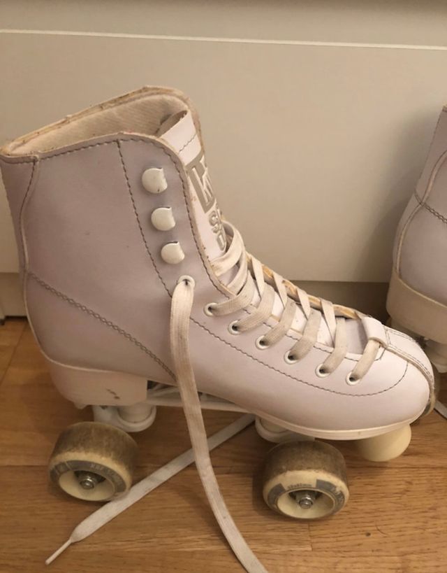 Patines 4 Ruedas Decathlon Blancos talla 38