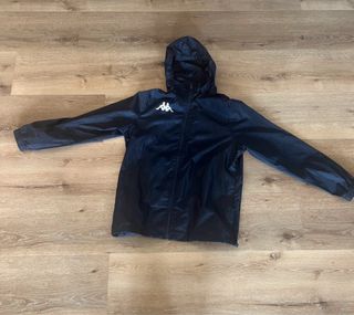 Giacca Kappa nera con cappuccio