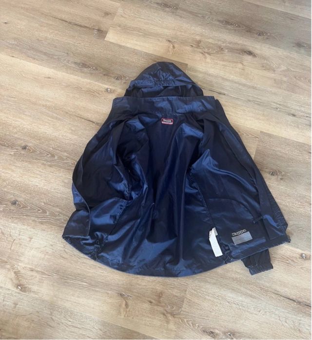 Giacca Kappa nera con cappuccio