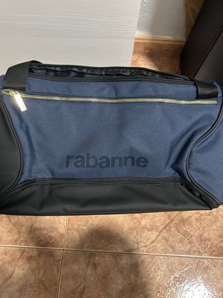 Bolsa Deporte Paco Rabanne Negra y Azul