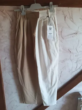 Traje de chaqueta y pantalón bicolor