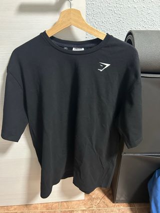 Camiseta Gymshark Negra Talla M