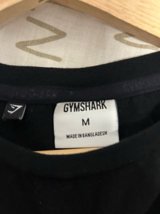 Camiseta Gymshark Negra Talla M