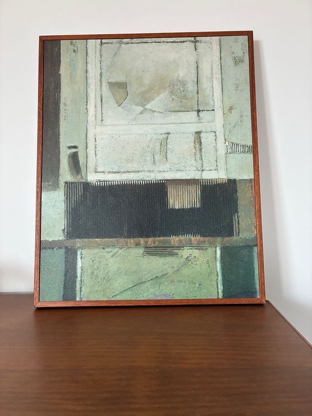 Cuadro lienzo perfil madera