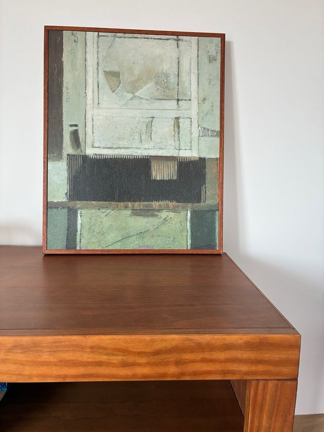 Cuadro lienzo perfil madera