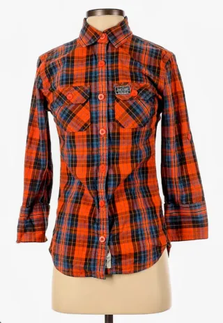 Camisa cuadros Superdry Talla M