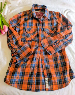 Camisa cuadros Superdry Talla M