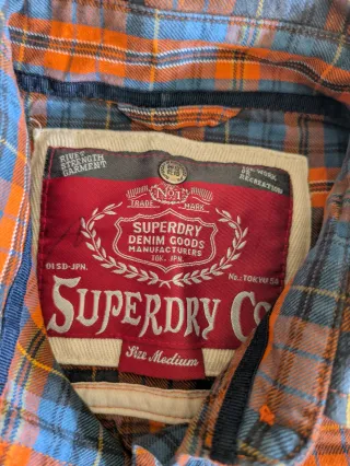 Camisa cuadros Superdry Talla M