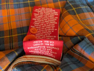 Camisa cuadros Superdry Talla M