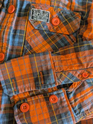 Camisa cuadros Superdry Talla M
