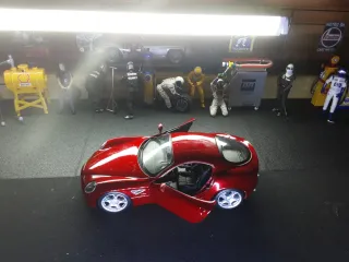 Alfa Romeo 8C Competición Burago Rojo 1/18