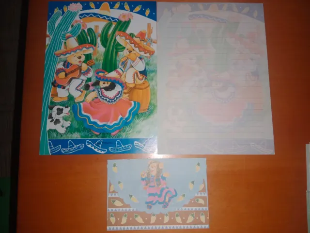 Cartas perfumadas con diseño mexicano