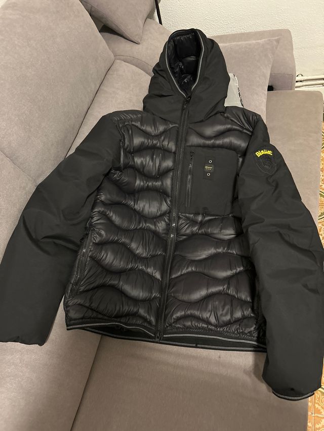 Chaqueta Blauer hombre neopreno negra