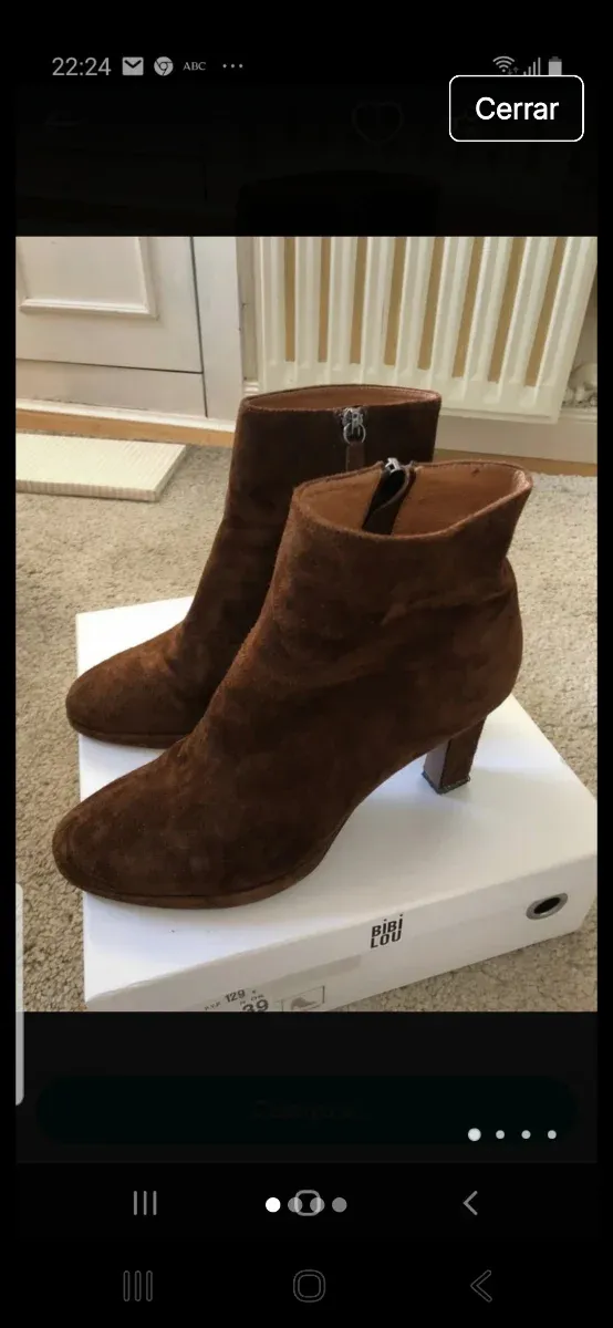 Botines de ante Bibi Lou talla 39
