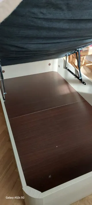 Sofá Cama Azul Tela