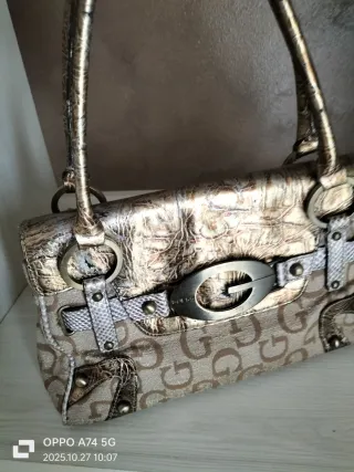 Borsa Guess Vintage  Beige e Oro