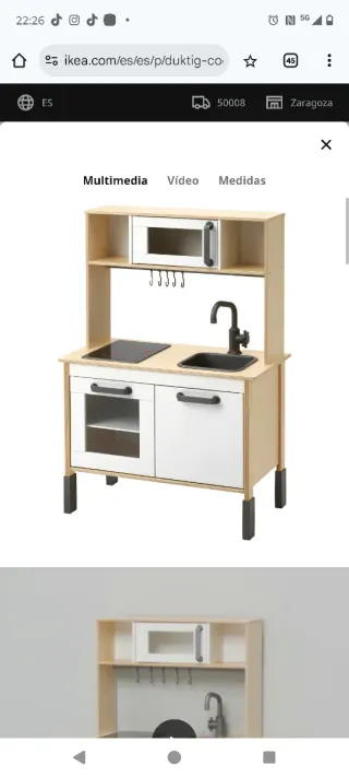 Cocinita Infantil DUKTIG IKEA