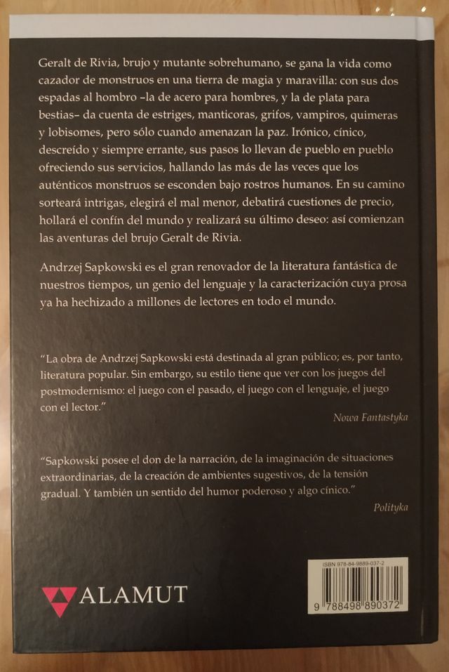 El último deseo - Saga de Geralt de Rivia