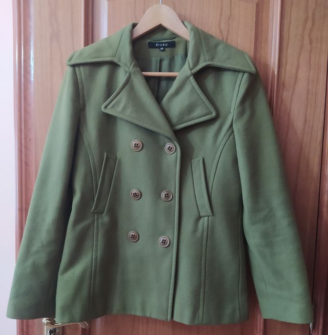 Chaquetón verde Cold talla M