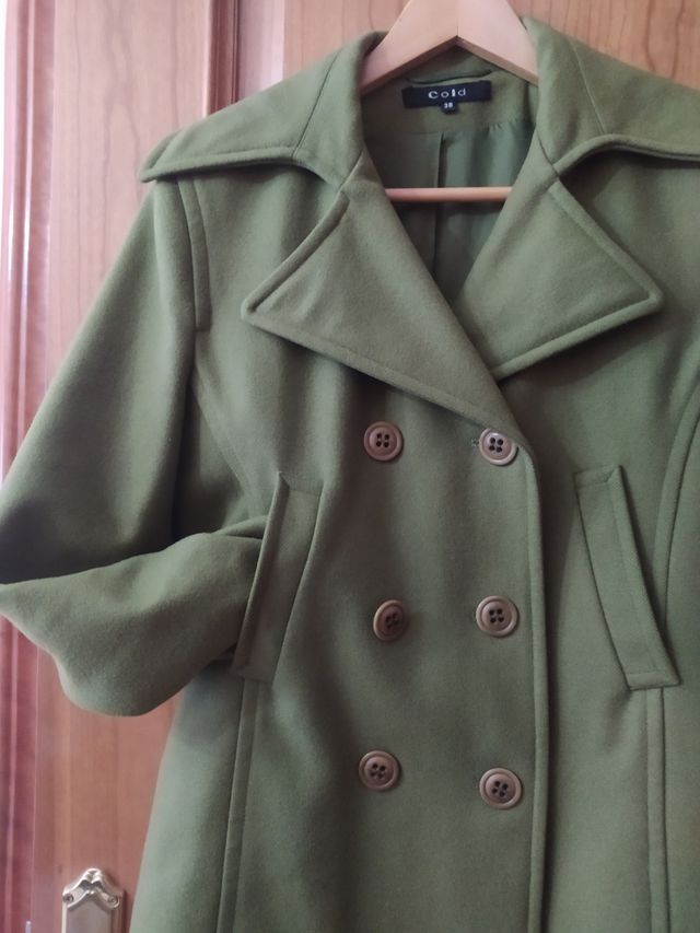 Chaquetón verde Cold talla M