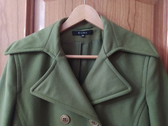 Chaquetón verde Cold talla M