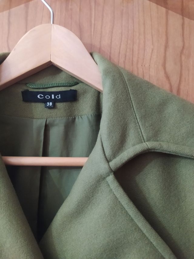 Chaquetón verde Cold talla M