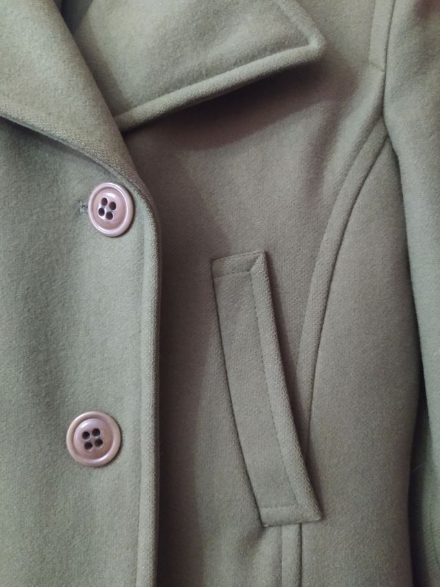 Chaquetón verde Cold talla M