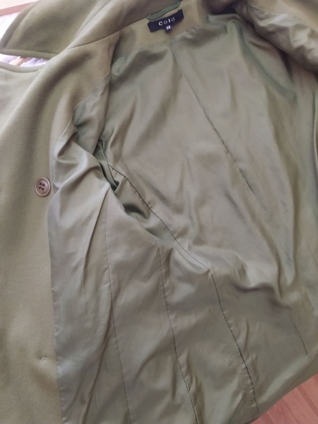 Chaquetón verde Cold talla M