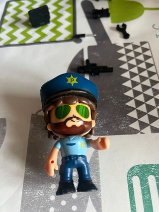 Pinypon Policía: Coche, Barco y Figuras