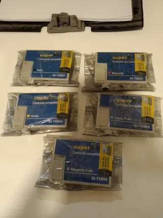 Cartuchos Tinta Superink T08 Compatibles Epson