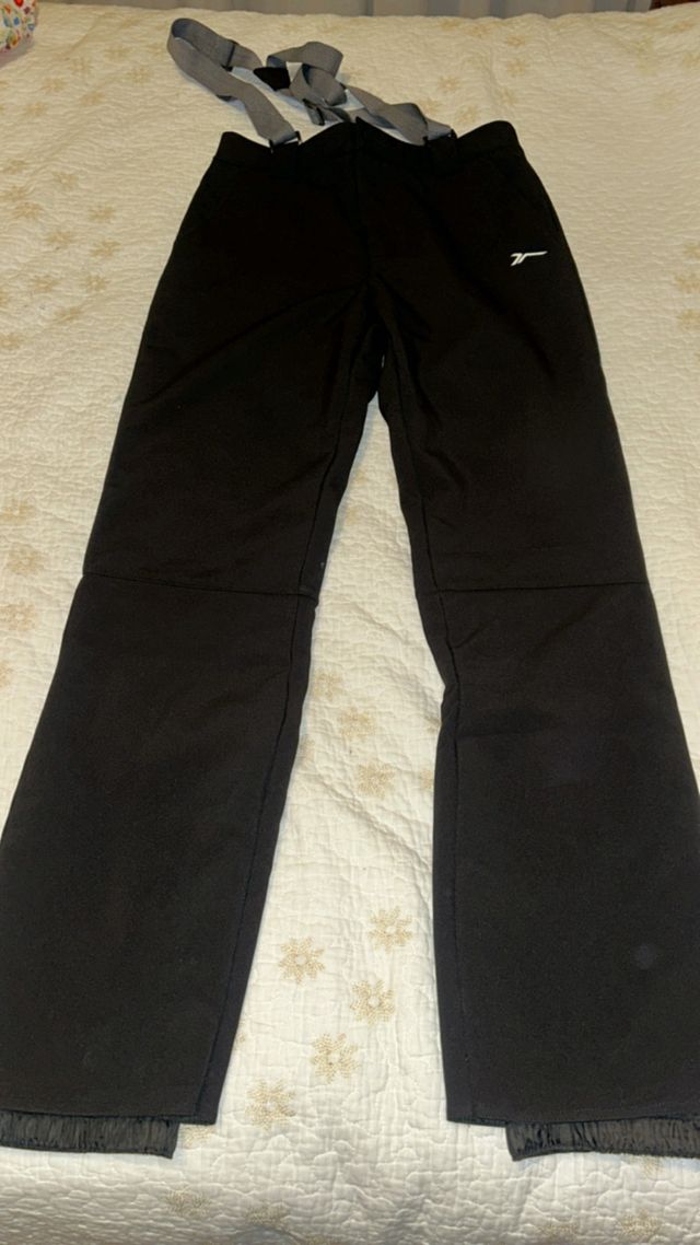 Pantalón de esquí negro talla 16 años
