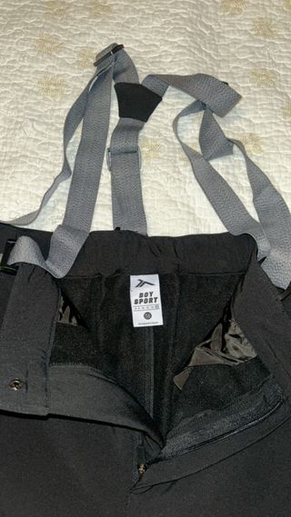 Pantalón de esquí negro talla 16 años