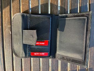 Portafoglio donna Pierre Cardin nero e oro