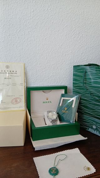 Rolex Reloj Plata
