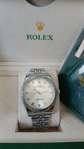 Rolex Reloj Plata