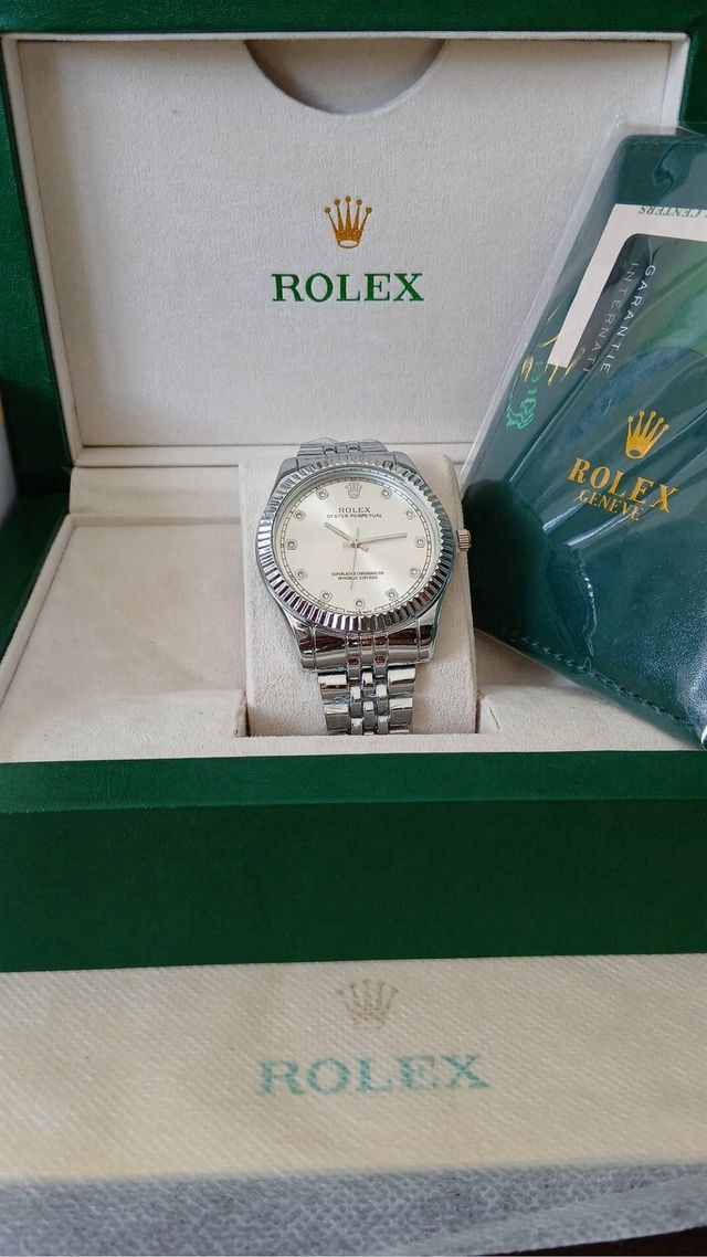 Rolex Reloj Plata 