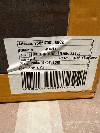 6 Baldosas Venis Ferroker Stone-Ker Porcelanosa