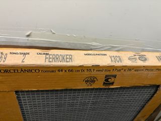 6 Baldosas Venis Ferroker Stone-Ker Porcelanosa