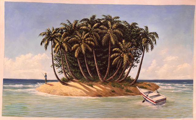 Pintura acrílica Paraísos Cubanos