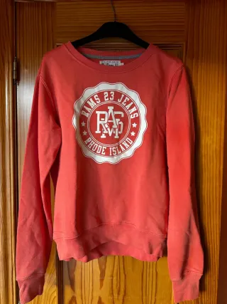 Sudadera Rams 23 Jeans Rhode Island Naranja