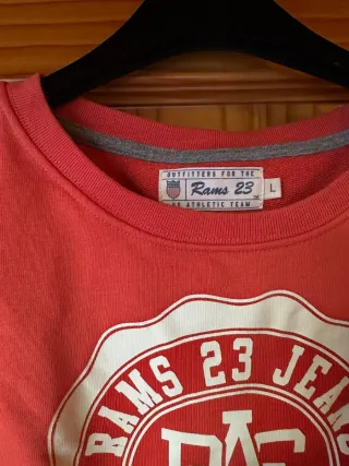 Sudadera Rams 23 Jeans Rhode Island Naranja