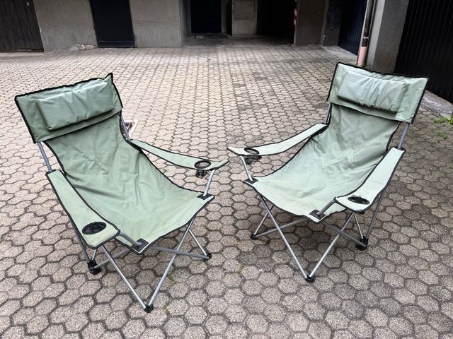 2 Sedie Pieghevoli da Esterno