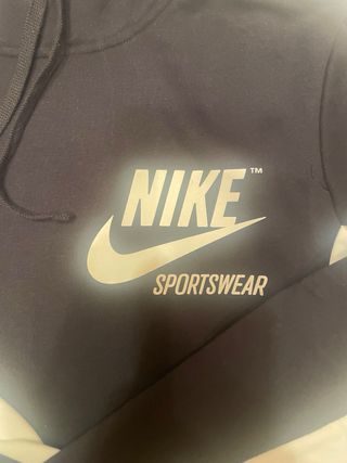Sudadera Nike Negra y Turquesa