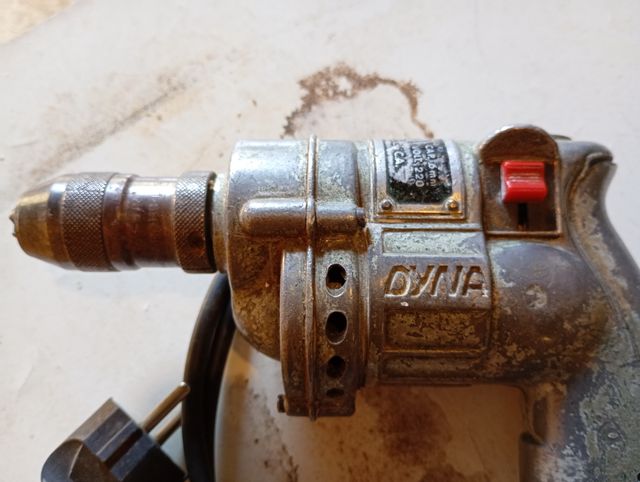 Antiguo taladro eléctrico DYNA CU-6, coleccionista