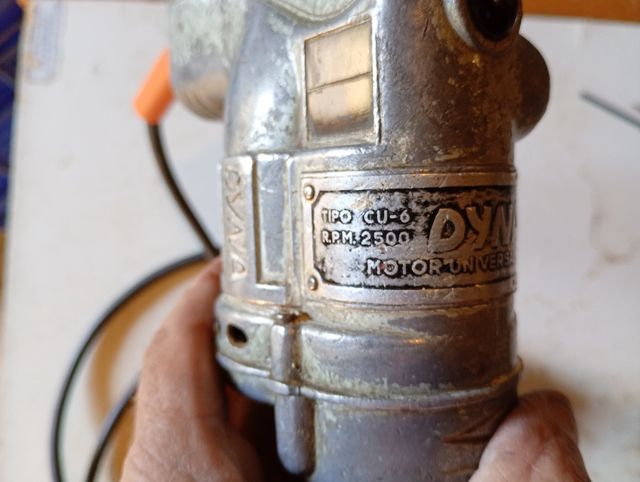 Antiguo taladro eléctrico DYNA CU-6, coleccionista