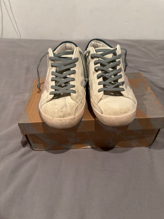 Golden Goose Beige y Blancas