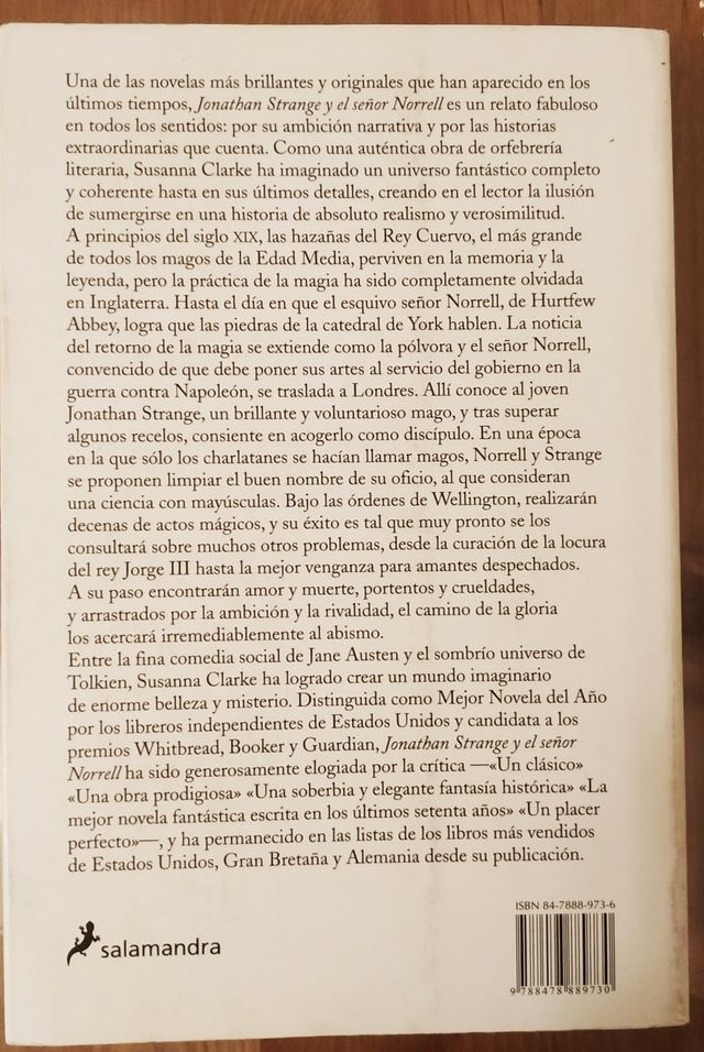 Jonathan Strange y el Señor Norrell - Susanna Clar