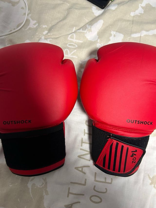 Guantes de Boxeo Rojos 14 oz