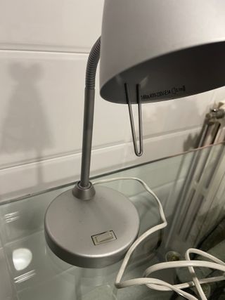 Flexo Infantil Ratón Azul y Plata