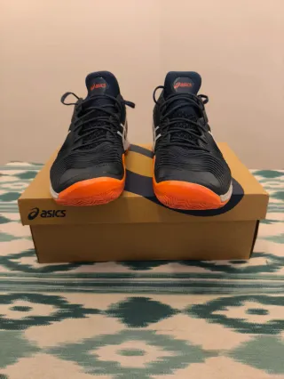 Asics Court FF 2 - Zapatillas Tenis Azul/Naranja